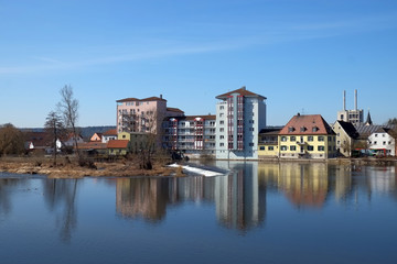 Die Naab in Burglengenfeld