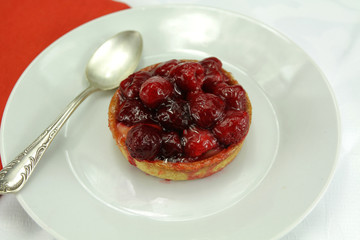 tartelette aux framboises
