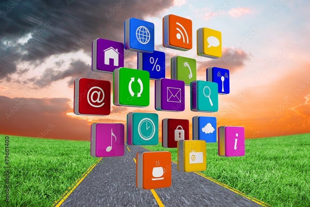 Poster composite image of apps