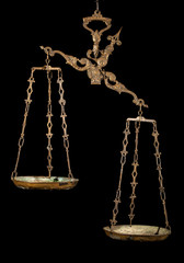 Antique weighing scale