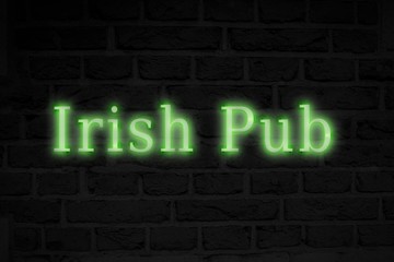 Obraz premium Composite image of irish pub sign