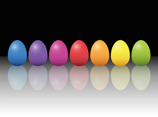 Easter Eggs Stylish Chic