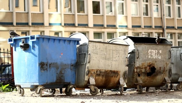 Slum Garbage Dumpsters