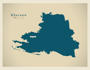 Modern Map - Kherson UA