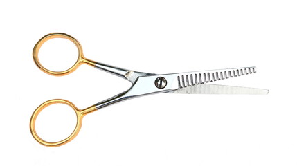 golden handle snip scissors for hairdresser