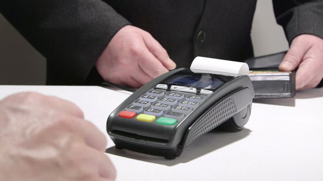 Using credit card payment terminal in Ukraine