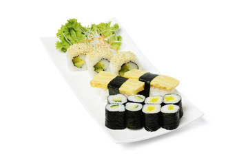 Sushi, Teller, frisch