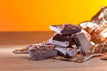 black chocolate