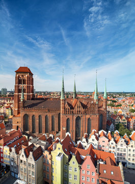 Church of the Blessed Virgin Mary in Gdansk, Poland