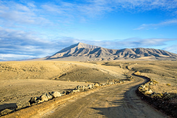 coastline in Lanzarote in Playa Blanca