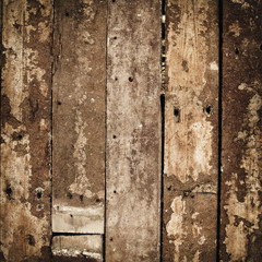 Abstract texture of a grunge wooden wall