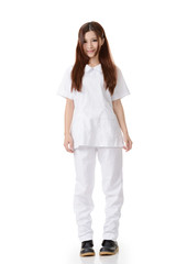 Asian nurse woman