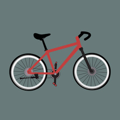 Obraz premium Bike red
