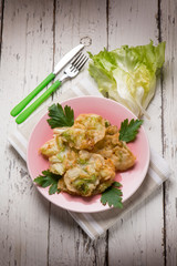 lettuce fritters