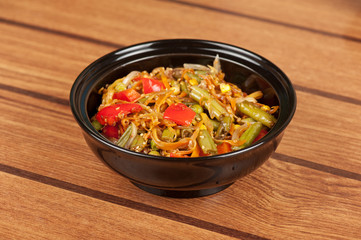 warm vegetable salad