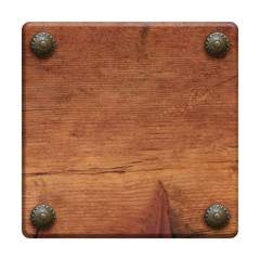 Plaque en bois vintage - 79697220