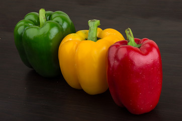 Fresh Bulgarian peppers