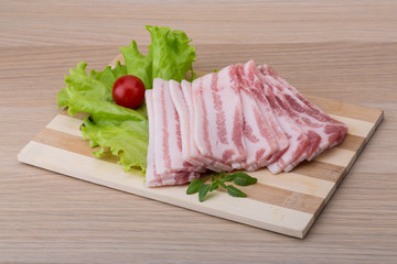 Sliced bacon