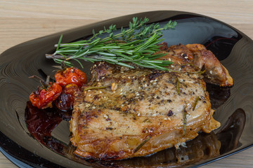 Roasted pork