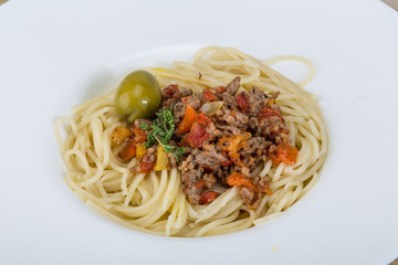 Pasta bolognese