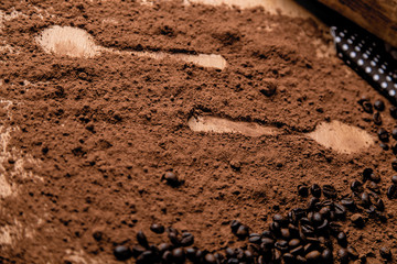 Traditional coffee, organic home concept