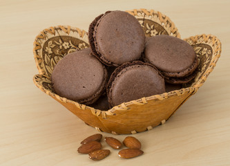 Chocolate macaroons