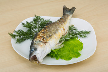 Grilled seabass