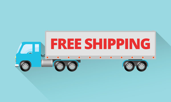 Large Semi Truck - Free Shipping Design
