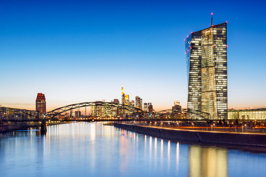 Europ&auml;ische Zentralbank in Frankfurt am Main