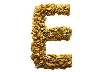 letter E