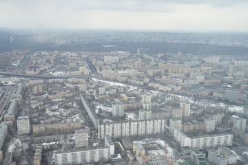 View from Ostankino television tower