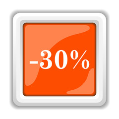 30 percent discount icon