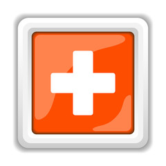 Obraz premium Medical cross icon