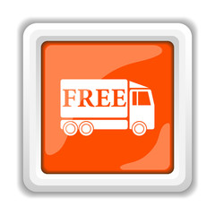 Free delivery truck icon