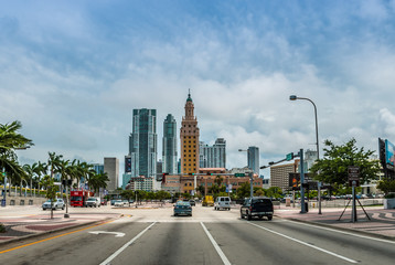 Miami Beach Florida Cityscape office buildings