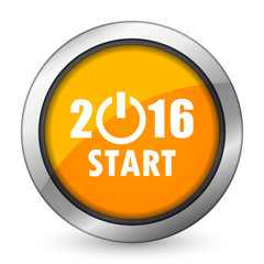new year 2016 orange icon new years symbol