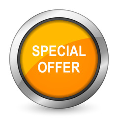 special offer orange icon