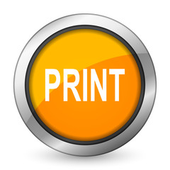 print orange icon