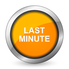 last minute orange icon