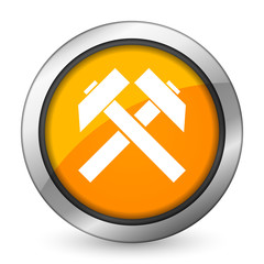 mining orange icon