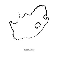 South Africa map icon for your design
