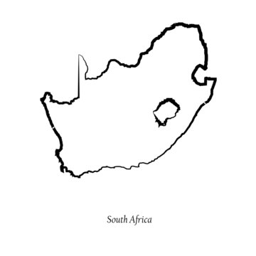 South Africa map icon for your design