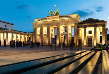 Naklejka premium Brandenburg Gate in Berlin