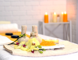 Place for relaxation in modern wellness center