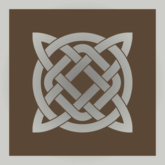 Geometric cross celtic symbol