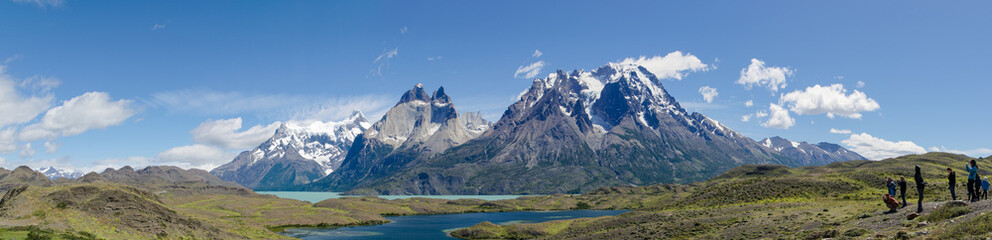 Mountain landscape, National park in Chile