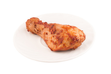 Chicken Drumstick on a dish