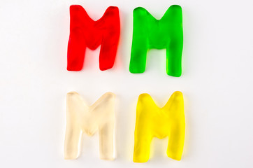 Gummy Letters M