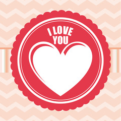 Naklejka premium love card