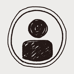 Doodle Character sign